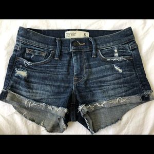 Abercrombie & Fitch Low Rise denim shorts